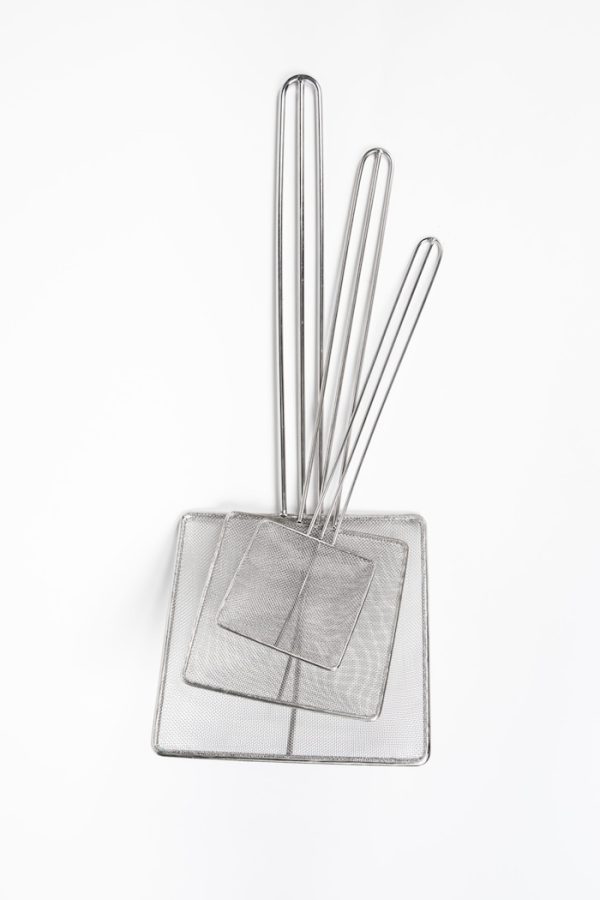 IRONCHEF vierkante vetspaan / Frituurschep RVS - Image 3
