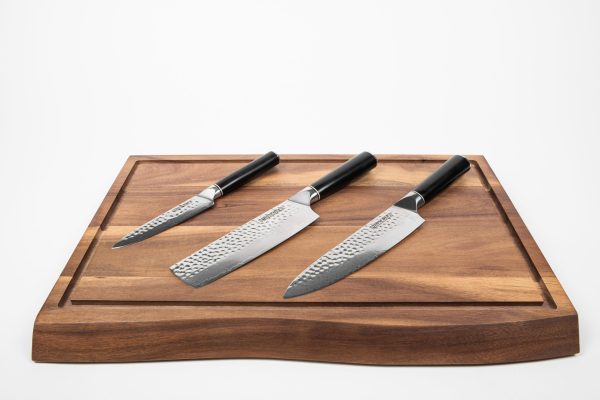 IRONCHEF Messenset Damascus Staal 3-Delige - Image 2